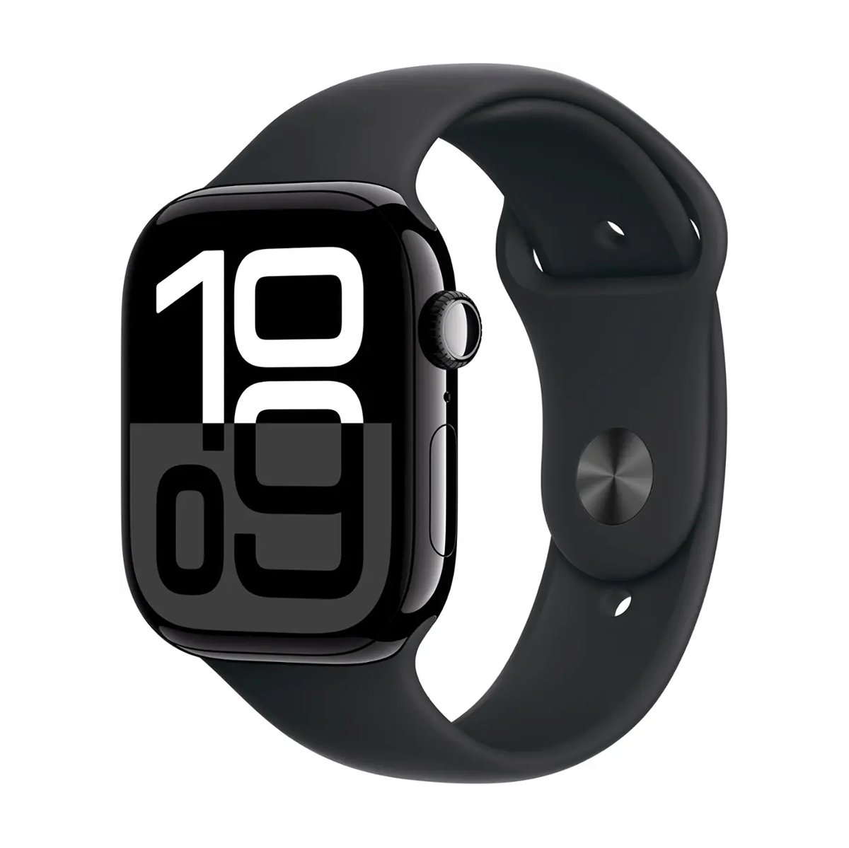 Apple Watch Series 10 46mm GPS Cell Jet Black Case Sport Band M/L