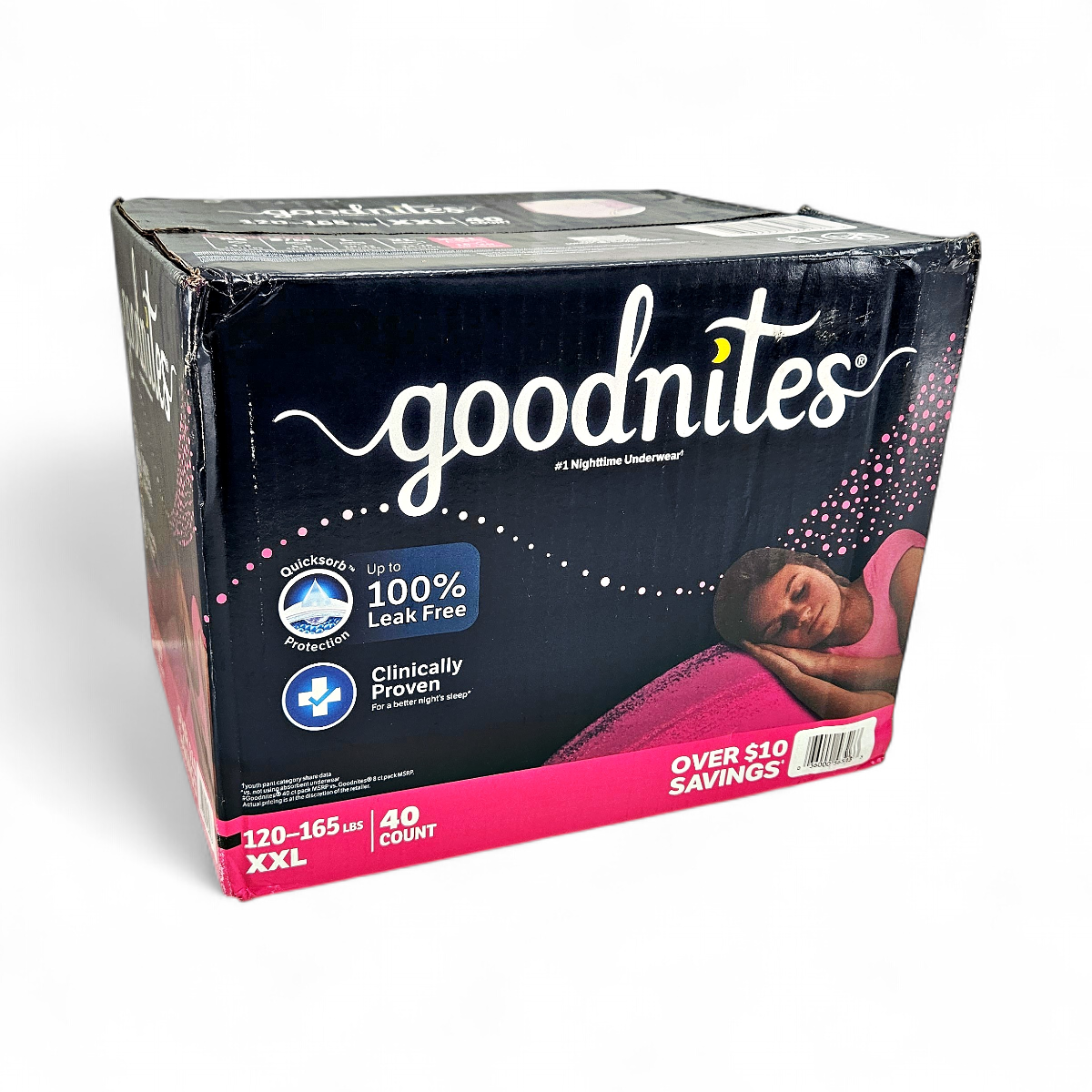 Goodnites Nighttime Leak Free Underwear For Girls (Size XXL) - 40