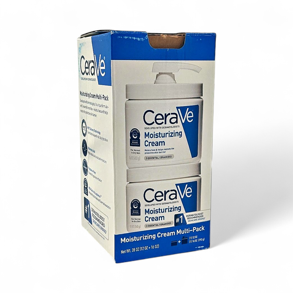 Cristavea Velouris Cream 3個セット CeraVe Moisturizing Cream Multi-Pack w 3 Essential Ceramides