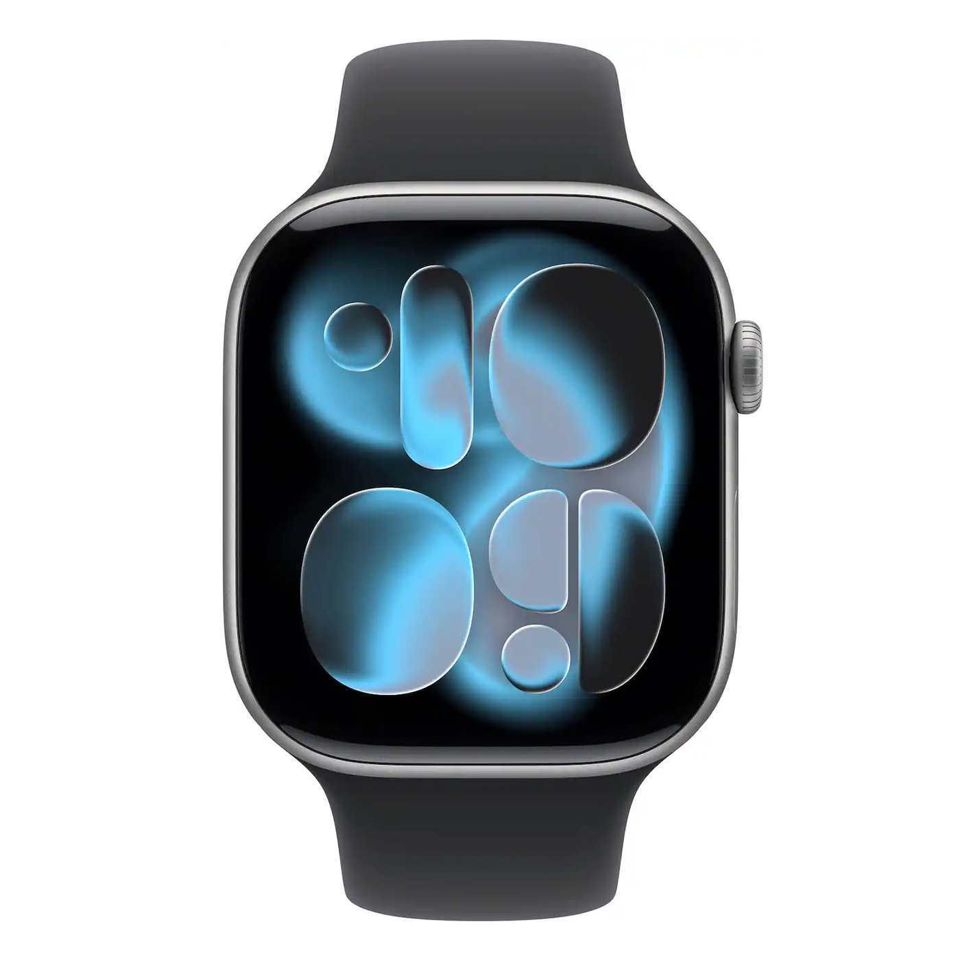 Apple Watch Series 11 46mm GPS Space Gray Case w Black Sport Band 