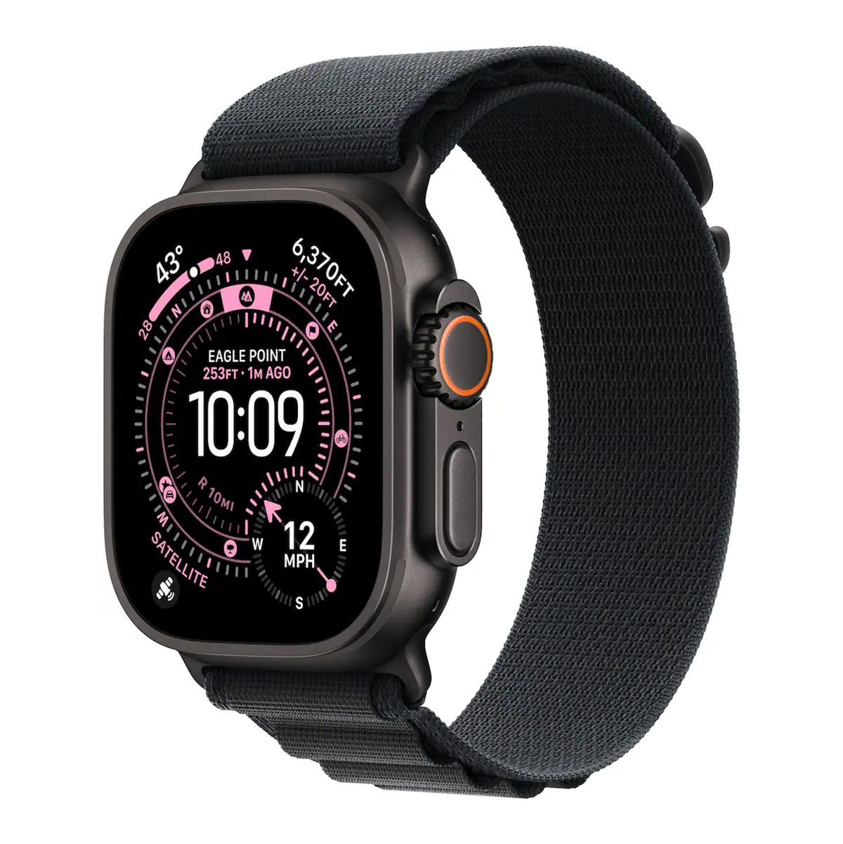 Apple Watch Ultra 3 49mm GPS+Cell Black Titanium w/ Alpine Loop L 