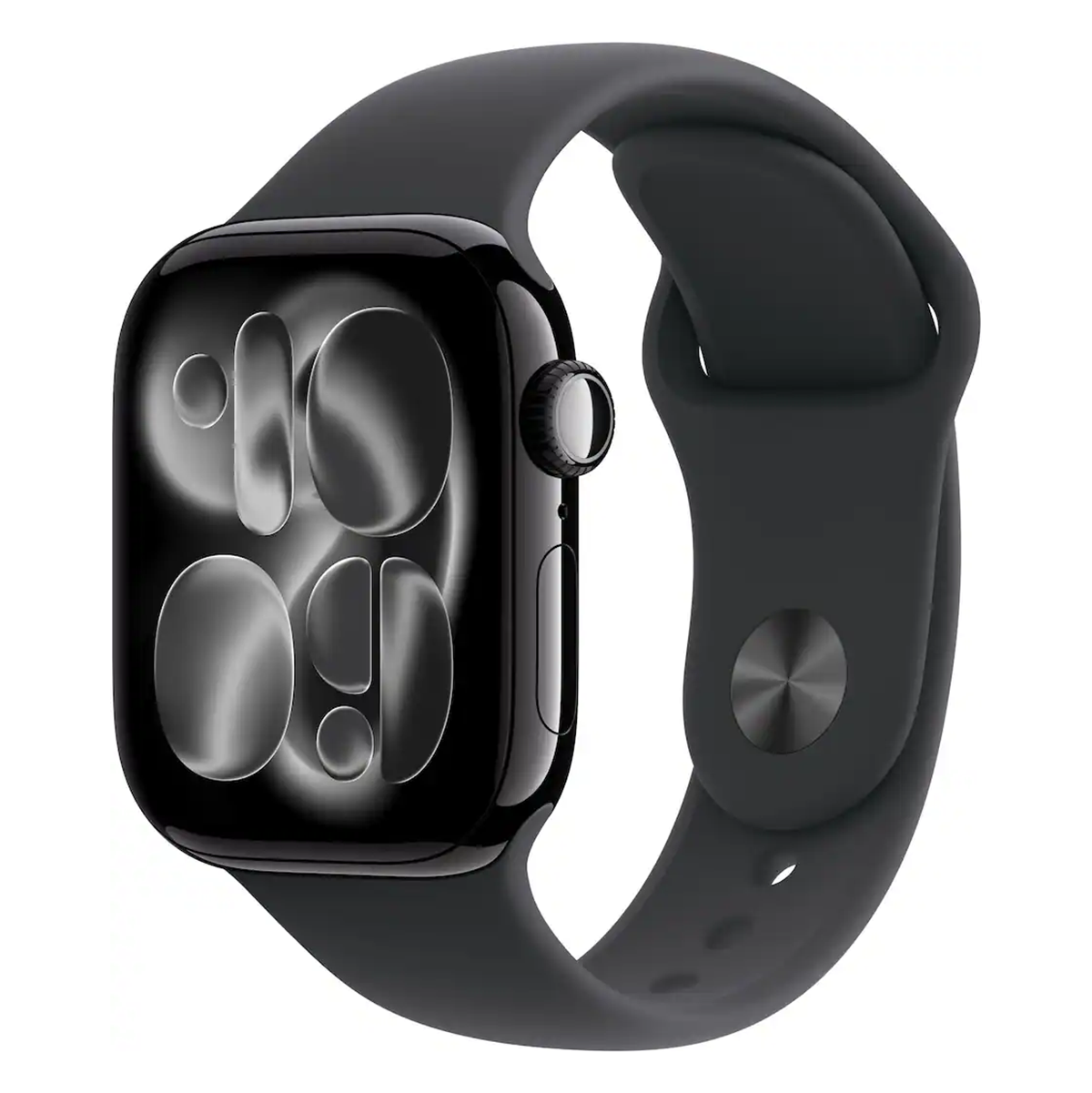 Apple Watch Series 11 42mm GPS Jet Black Case w Black Sport Band S