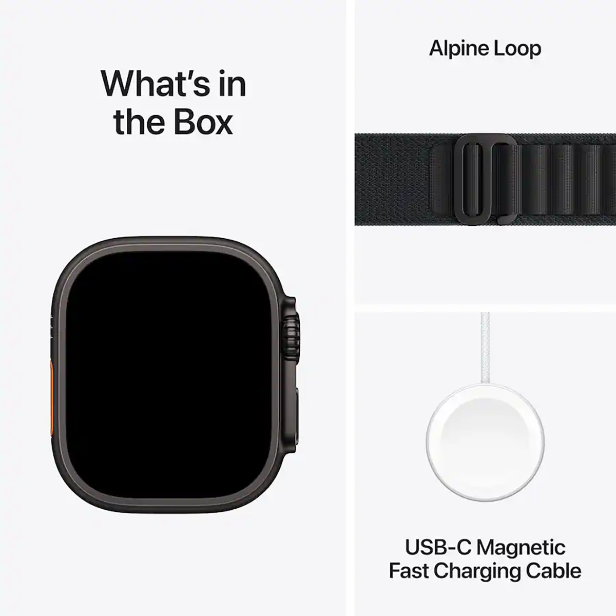 Apple Watch Ultra 3 49mm GPS+Cell Black Titanium w/ Alpine Loop L 