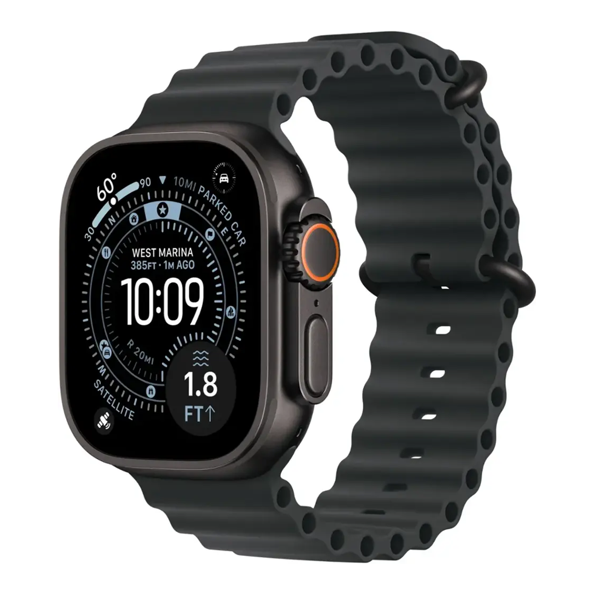 Apple Watch Ultra 3 49mm GPS Cellular Titanium Case w Black Ocean 