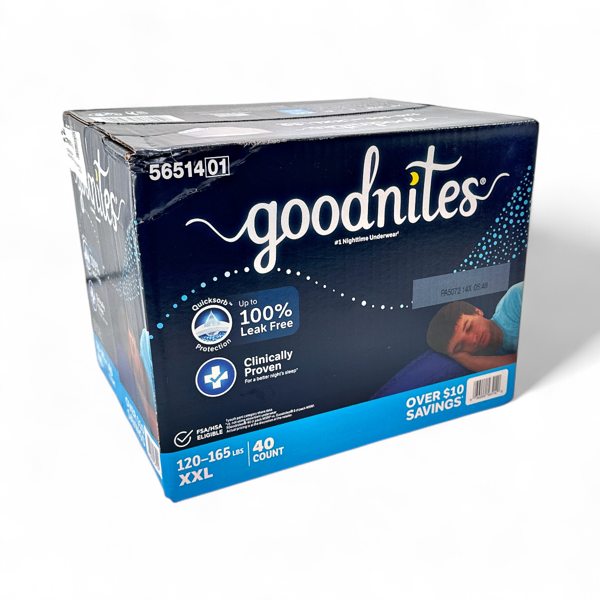 Goodnites Nighttime Leak Free Underwear For Boys (Size XXL) - 40