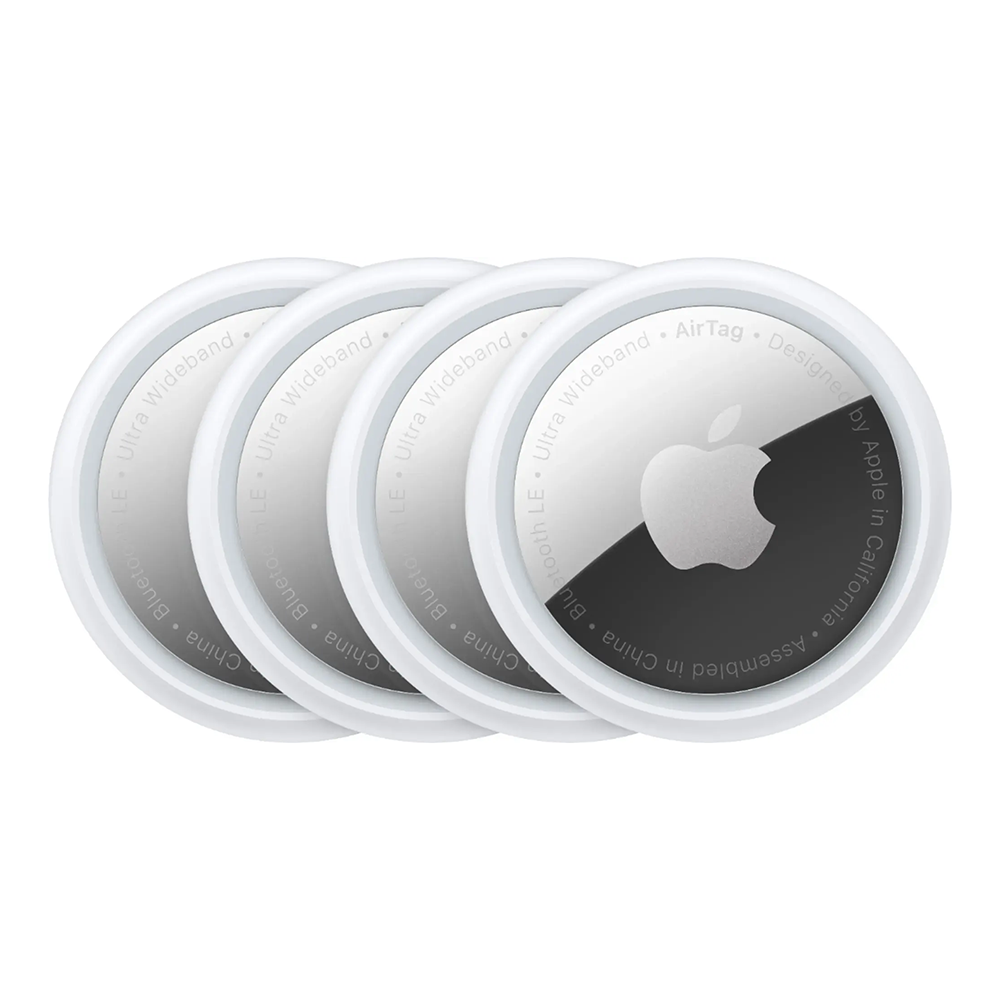 Apple AirTag 本体 4個セット ホワイト Apple - AirTag (4-Pack) - 1st Generation Silver MX542LL/A