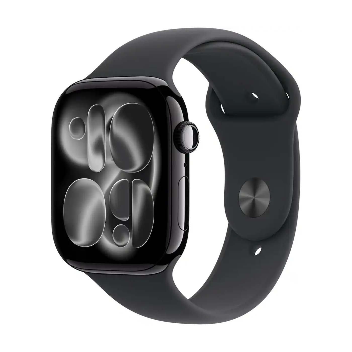 Apple Watch Series 11 46mm Cell Black Aluminum Case w Sport Band M 