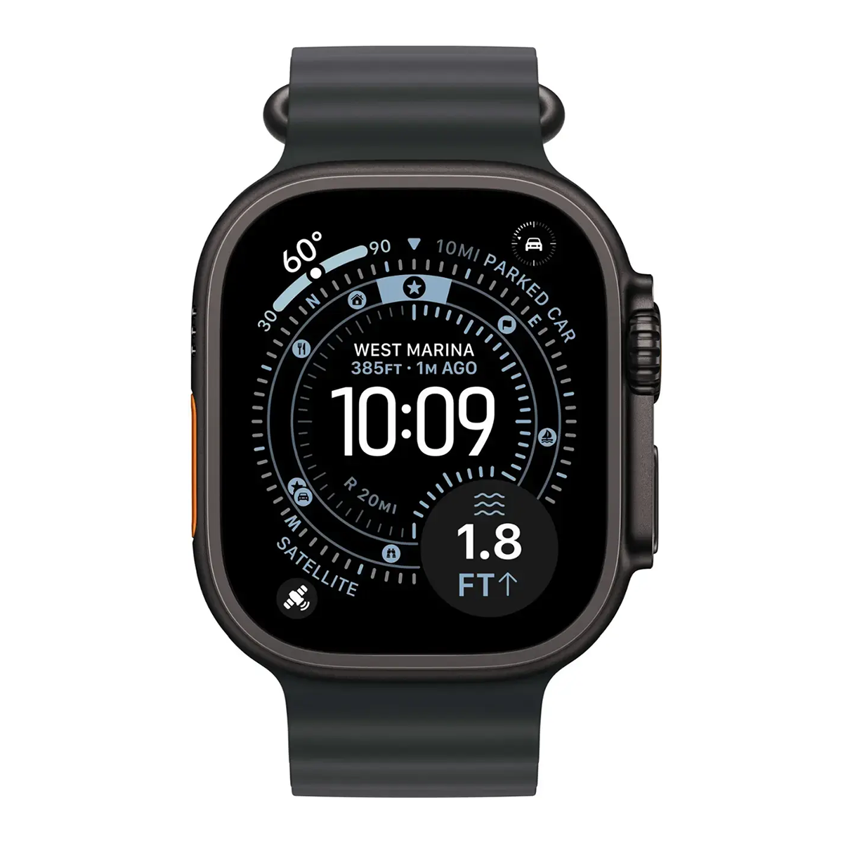 Apple Watch Ultra 3 49mm GPS Cellular Titanium Case w Black Ocean