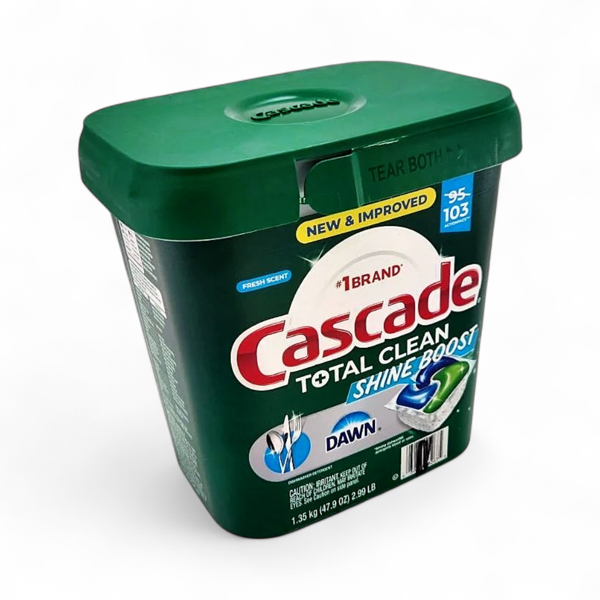 thumbnail image 2 of Cascade Original Fresh Scent ActionPacs Dishwasher Pods – 4 Pod Sample/Value Pack 2 of 6