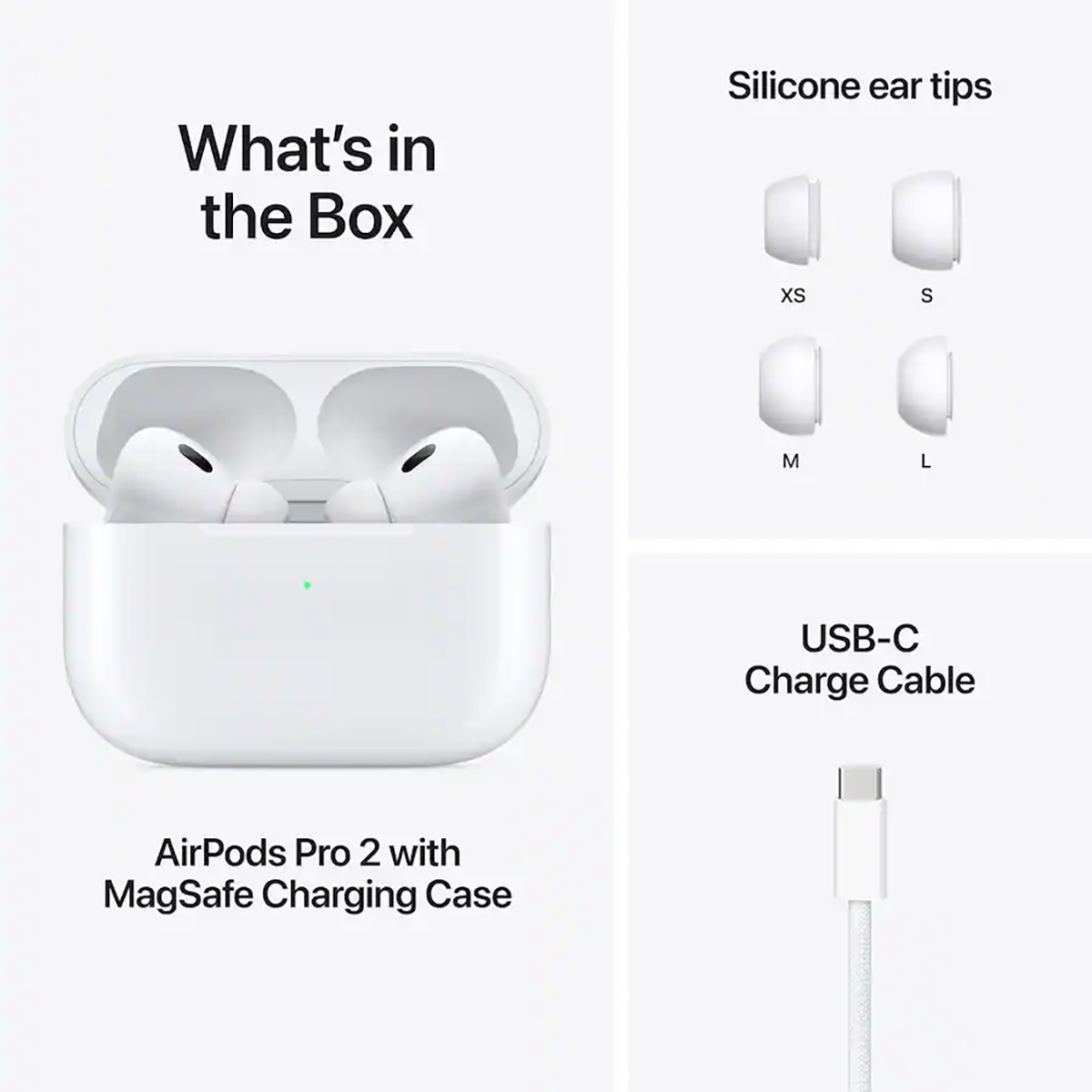 Apple AirPods Pro 2nd Generation with MagSafe Case USB-C White