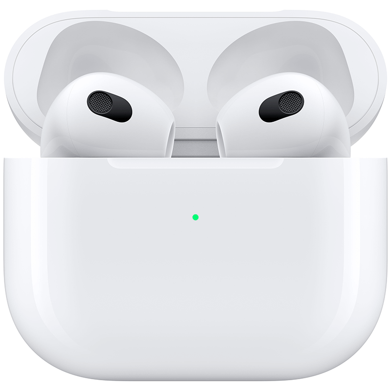美品AirPods 3本体 ホワイト 充電ケース付き Apple AirPods 3rd Generation White w/ MagSafe Charging Case