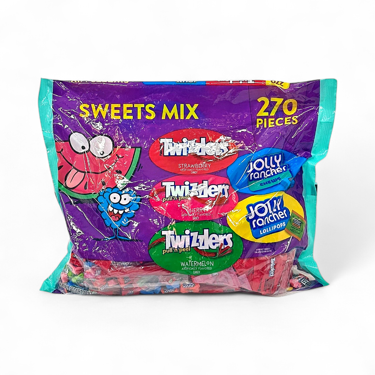 Jolly Rancher + Twizzlers Sweets Mix 270-Piece Fruit Flavored