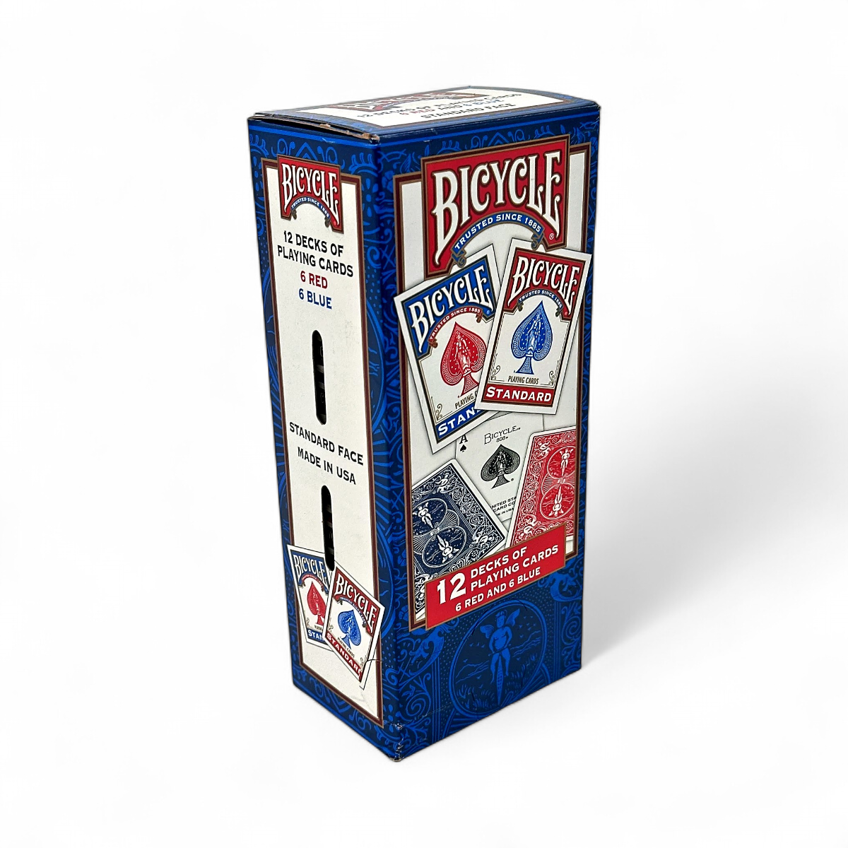 Bicycle 12 Decks of Playing Cards - Standard Face 6-Red 6-Blue | eBay