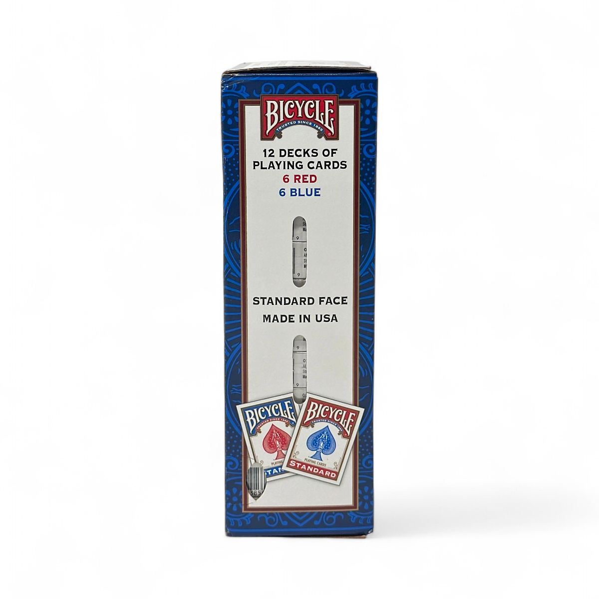 Bicycle 12 Decks of Playing Cards - Standard Face 6-Red 6-Blue | eBay