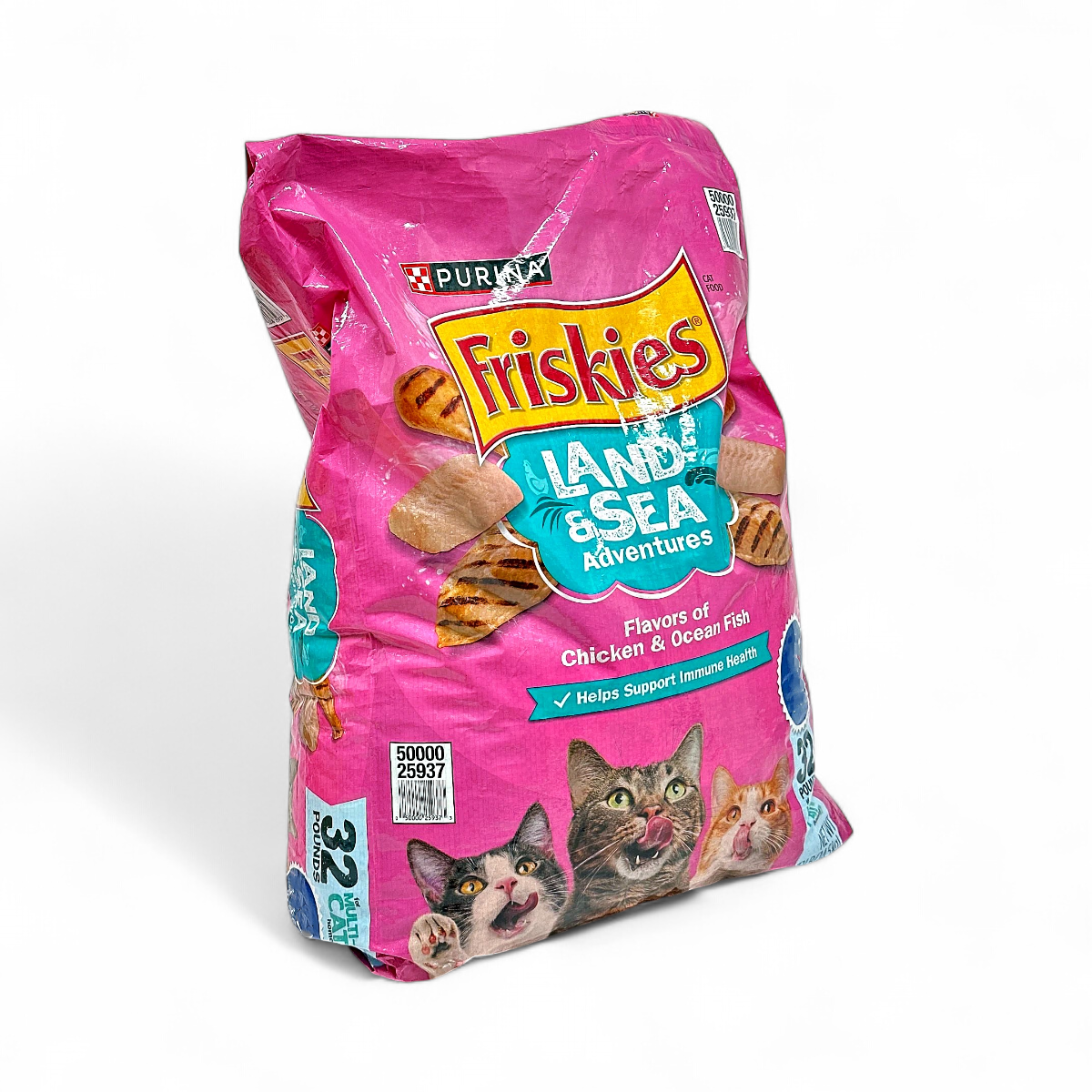 Purina Friskies Land and Sea Adventures Cat Food Chicken and Fish