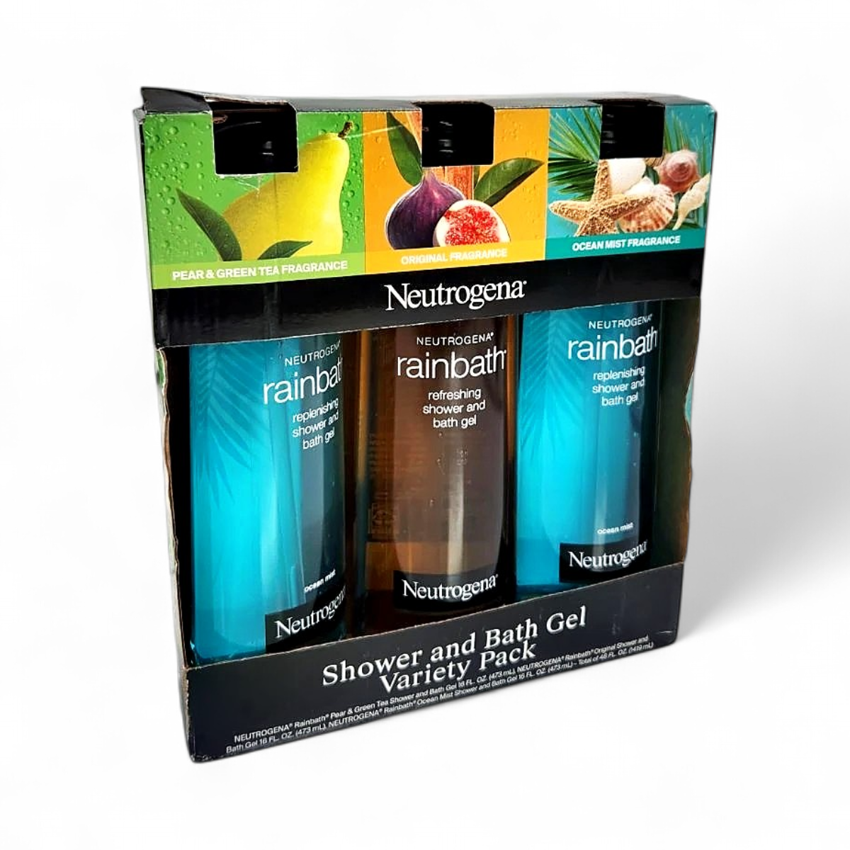 Neutrogena Rainbath Renewing Shower and Bath Gel Variety Pack 16