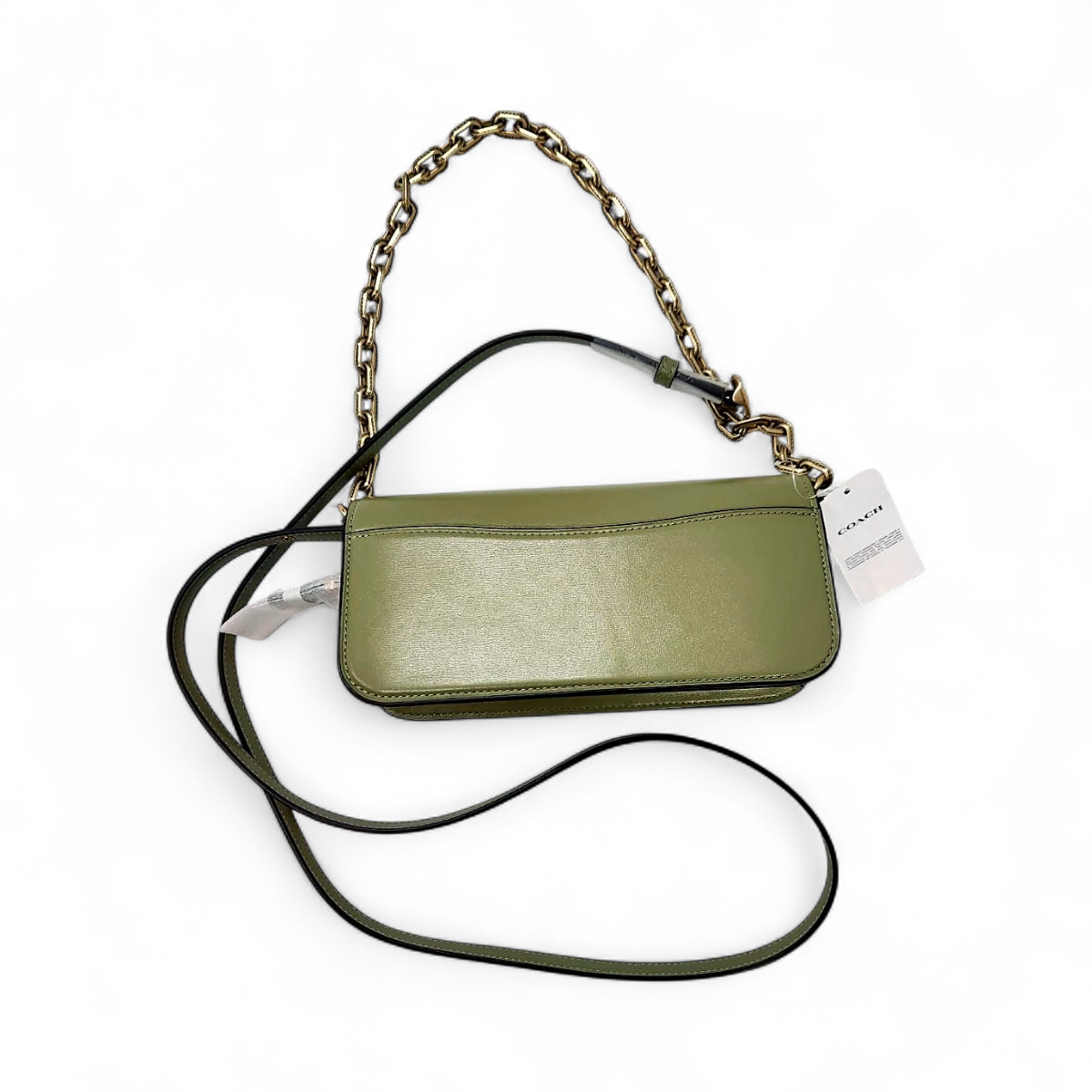 Coach Lux Idol 23 Women's Leather Crossbody Shoulder Bag Moss