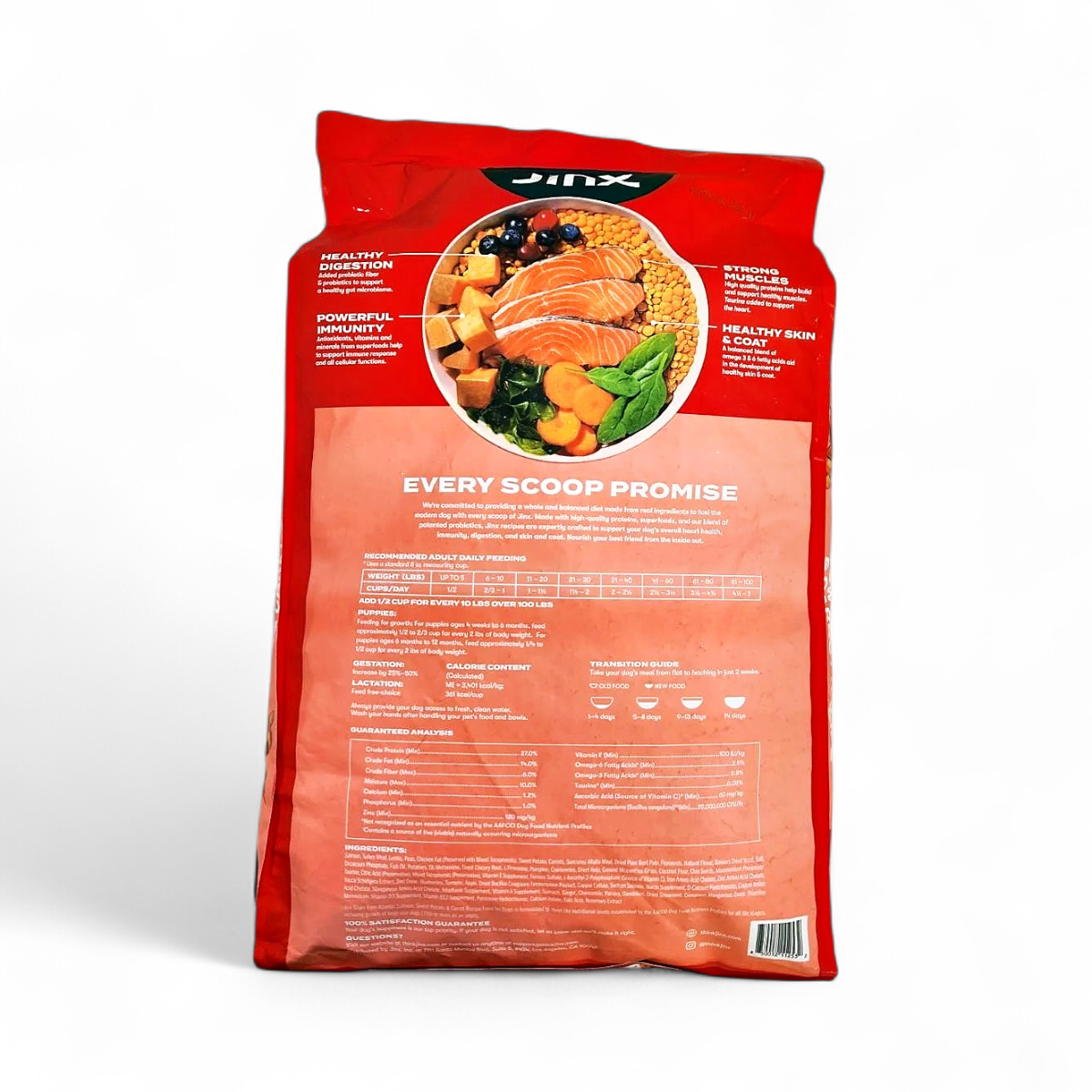 Jinx Salmon, Sweet Potato + Carrot, Grain Free Dry All Stage Dog