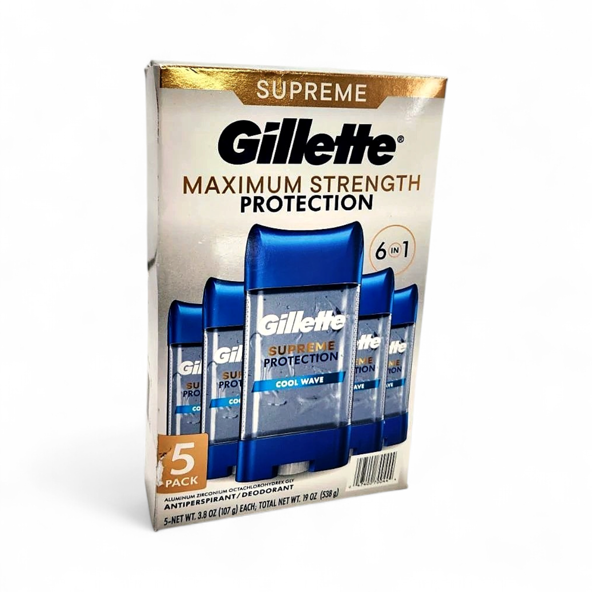 Gillette Deodorant for Men Clear Gel Antiperspirant, Cool Wave