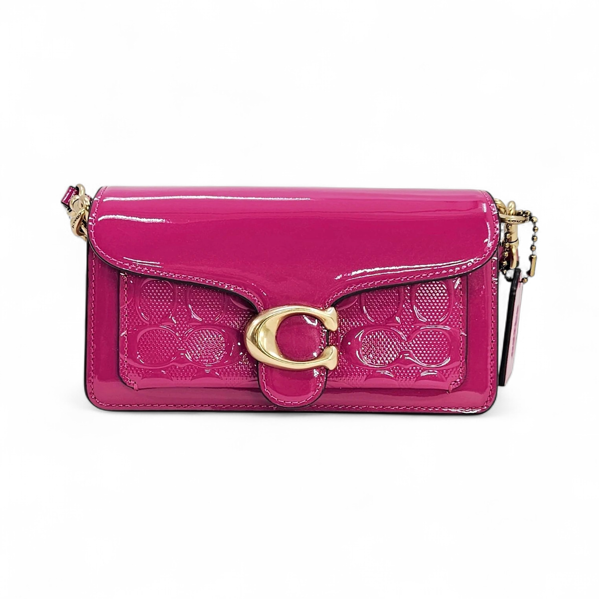 Coach Tabby 20 Patent Leather Womens' Shoulder Bag Magenta CM556