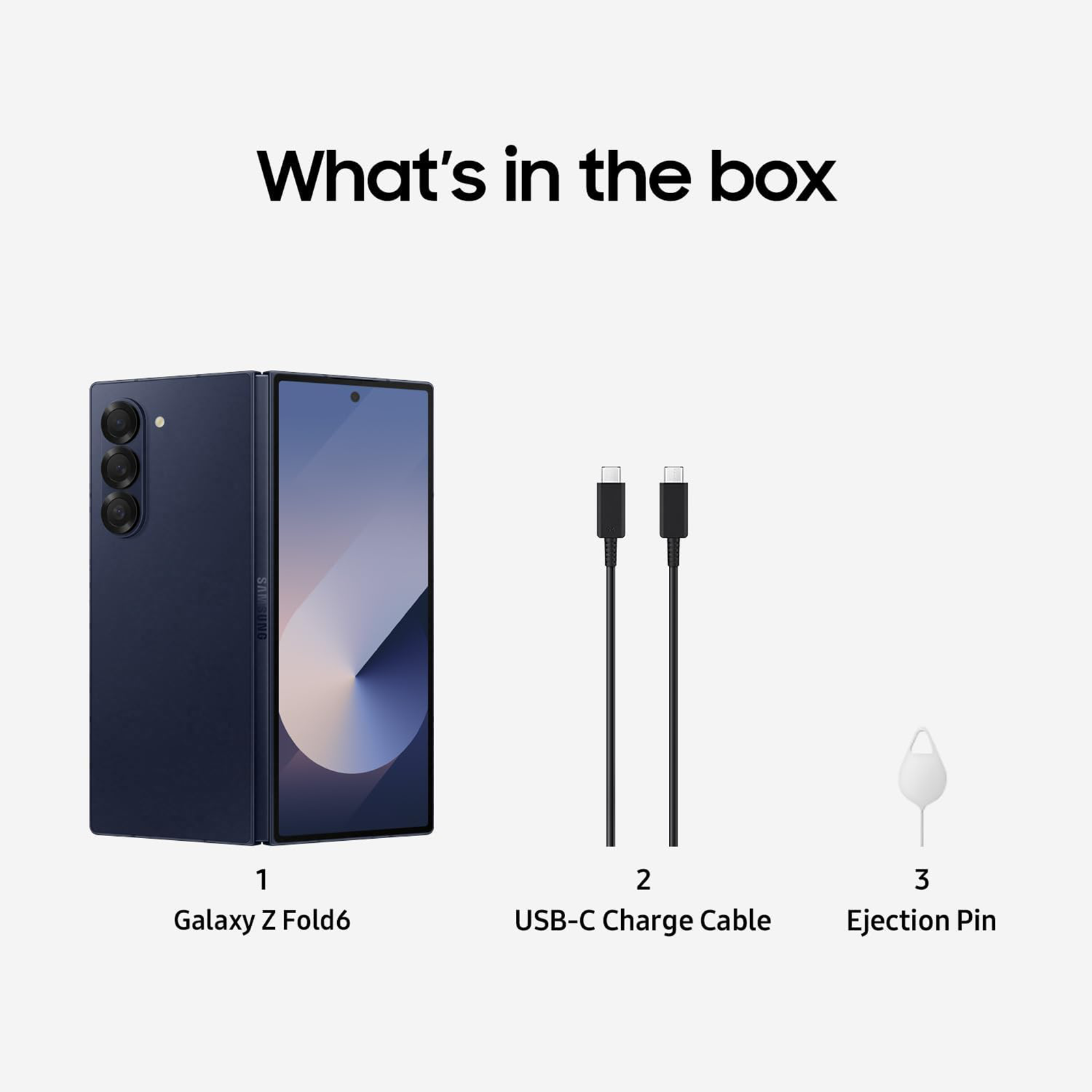 Samsung Galaxy Z Fold6 Factory Unlocked 512GB Navy Blue SM