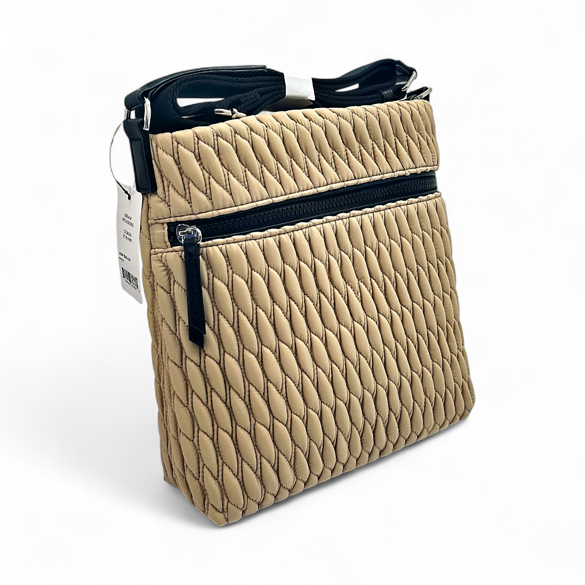 DKNY Quilted Nylon Messenger Crossbody Bag - Khaki 990453260 | eBay