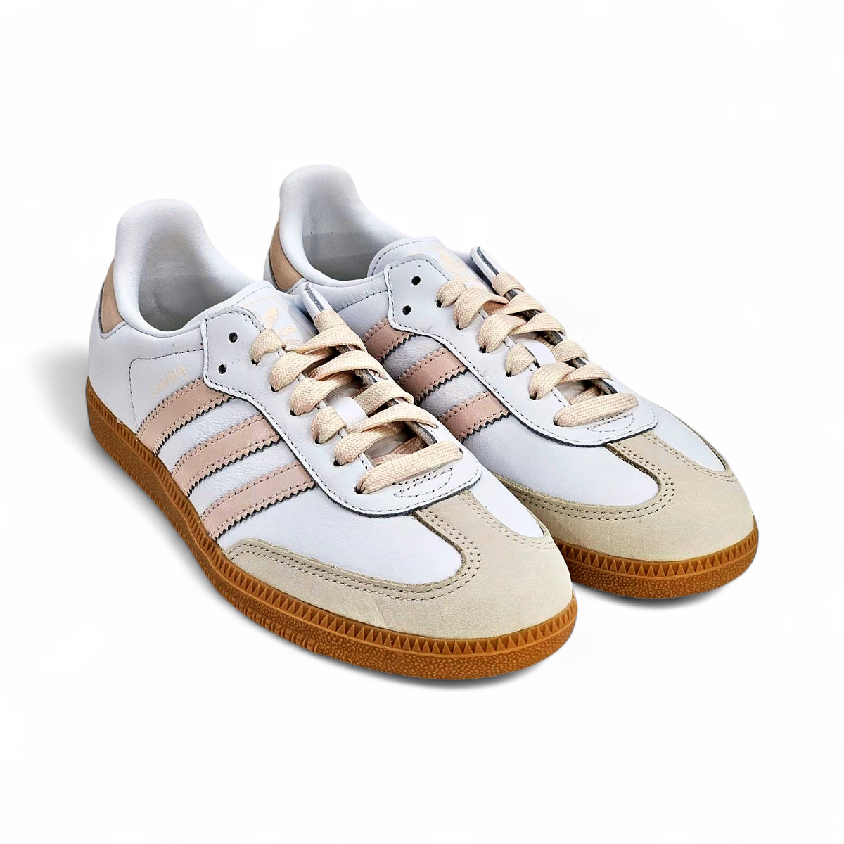 Adidas Women's Samba OG Sneaker Shoe (Size 11) White/Pink/Gum
