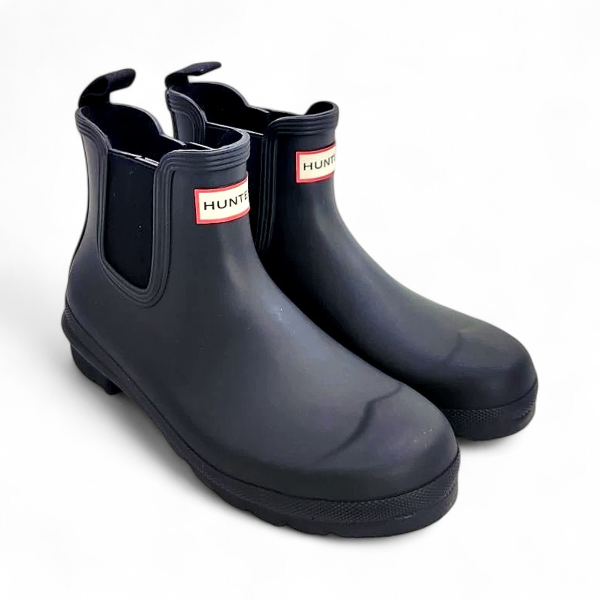 Hunter Women's Original Chelsea Rain Boots (Size 9) Black