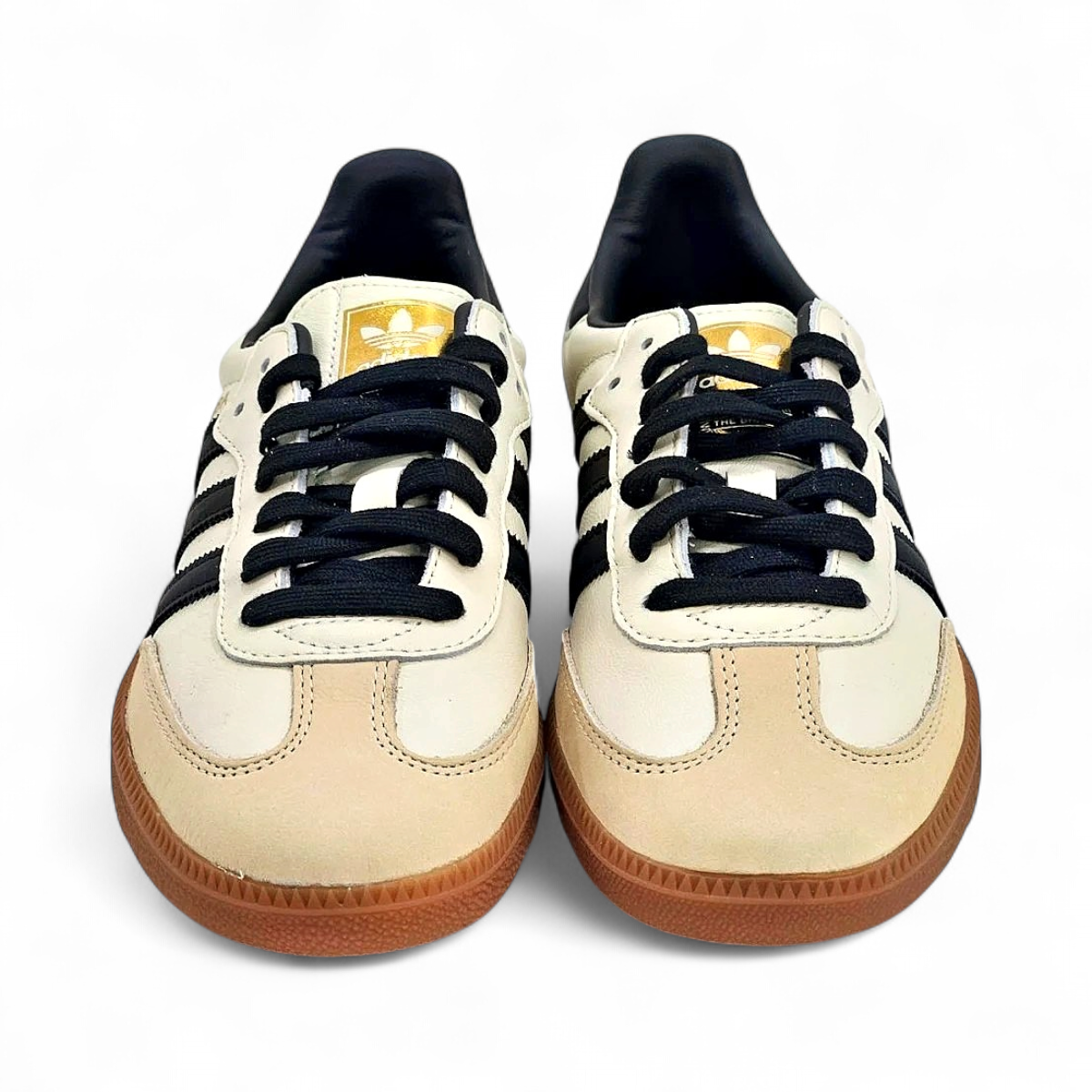 Adidas Women's Samba OG Sneaker Shoe (Size 9) Cream/Black ID0478