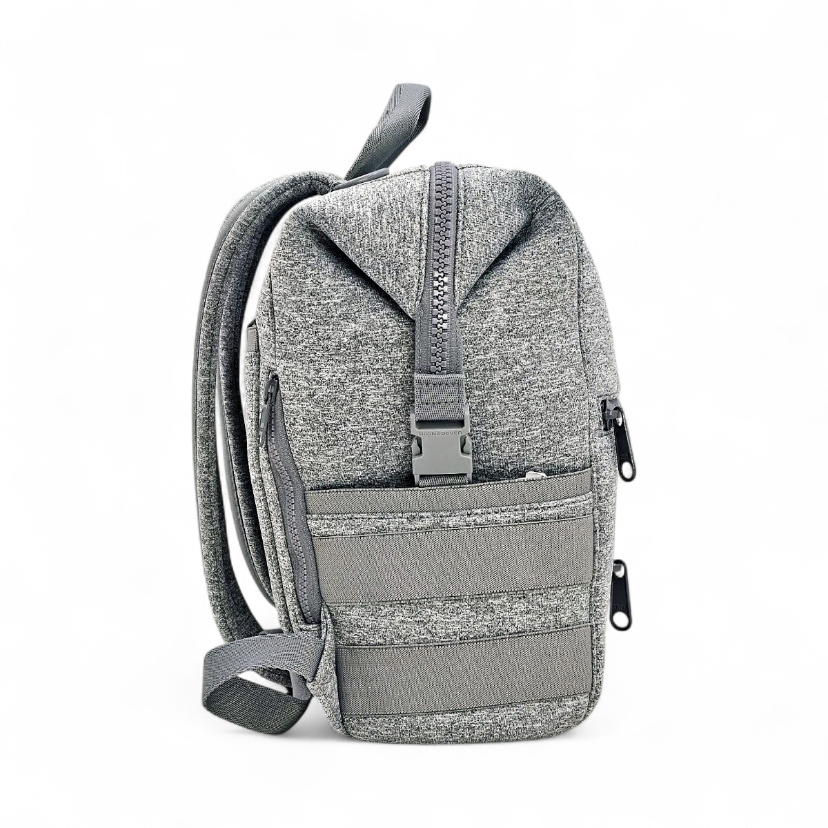 Dagne Dover Heather Gray Backpack in Light Gray Dagne Dover Medium Indi Neoprene Diaper Backpack Color  main image 3