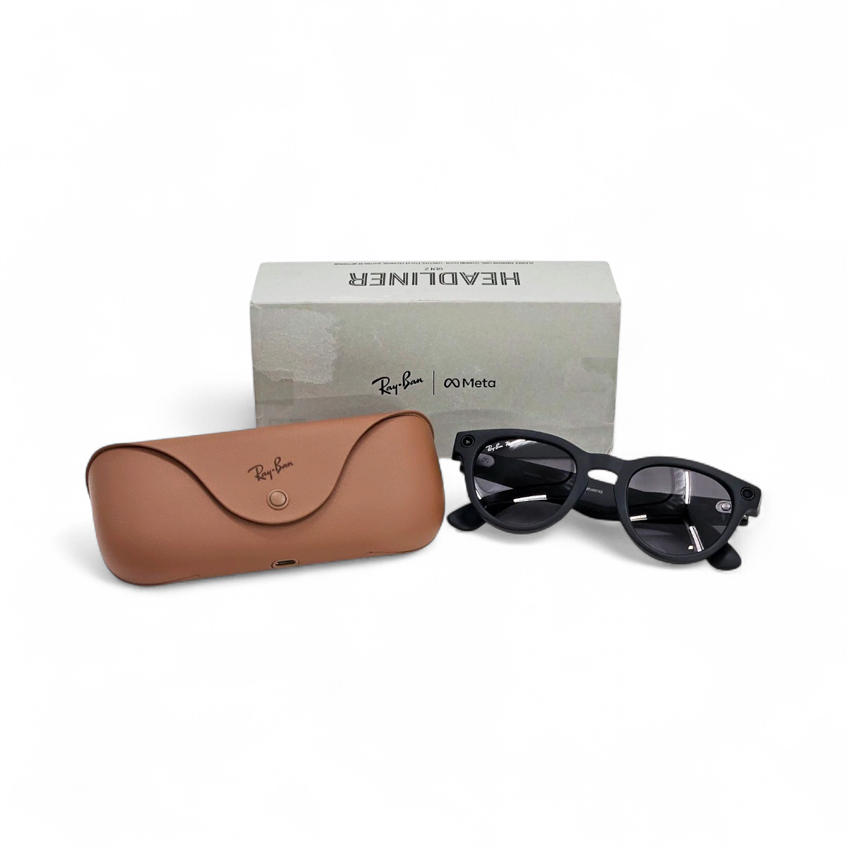 RayBan Meta Headliner Gen 2 Round 12MP AI Smart Sunglasses 53-23
