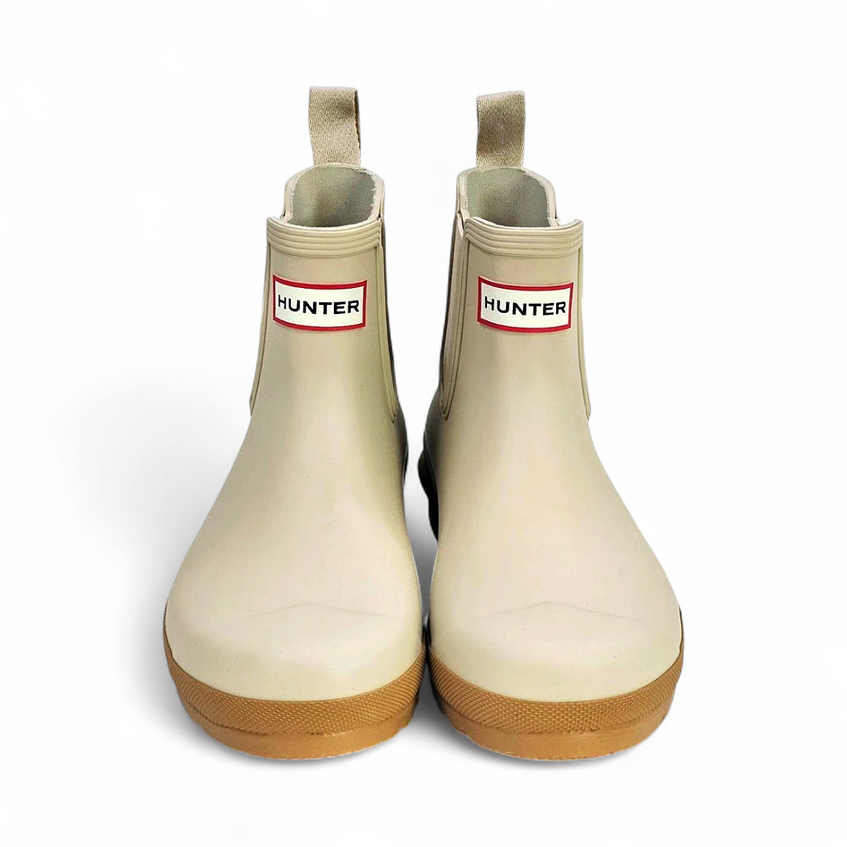 Hunter Women's Original Chelsea Rain Boots (Size 7) Gravel/Biscuit