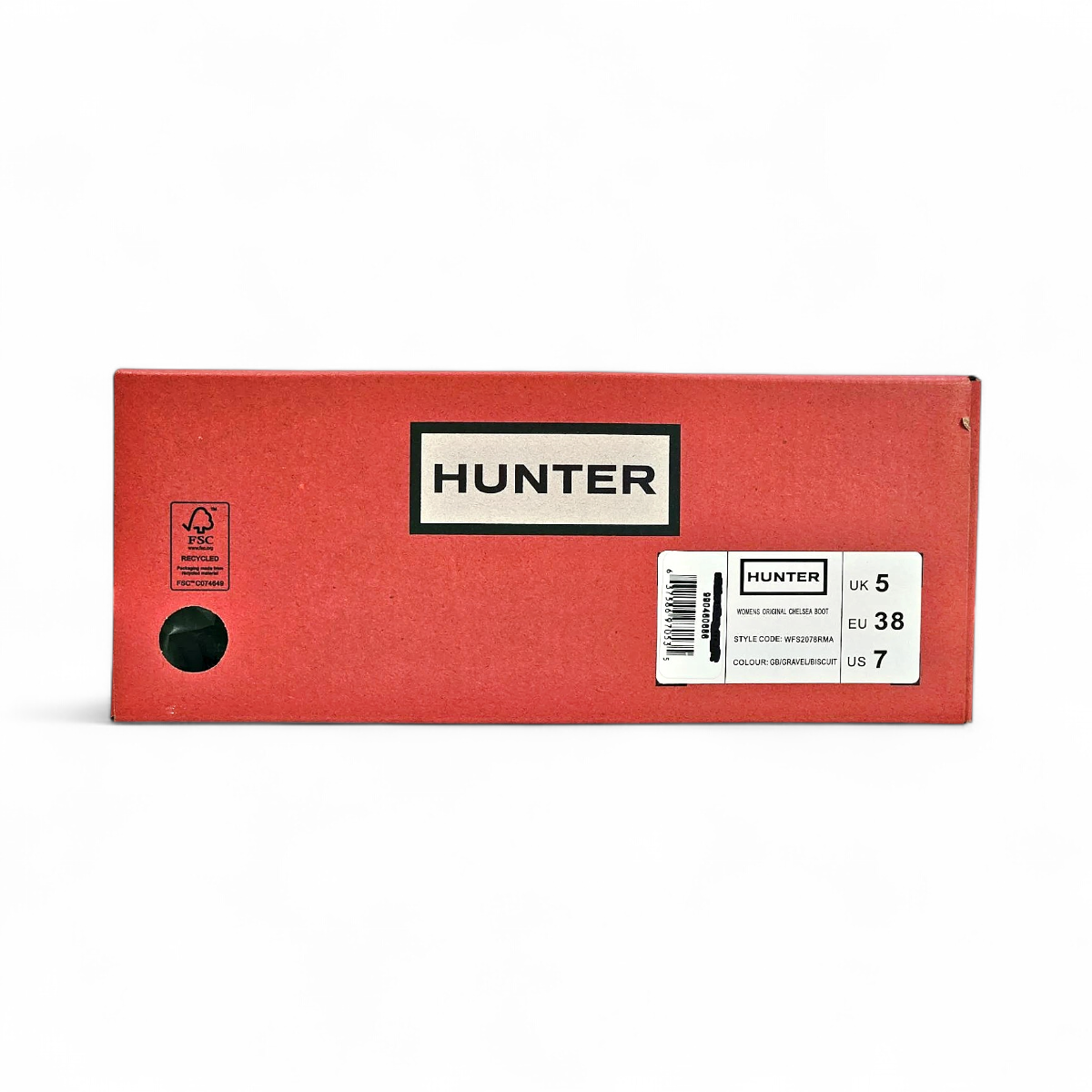 Hunter Women's Original Chelsea Rain Boots (Size 7) Gravel/Biscuit