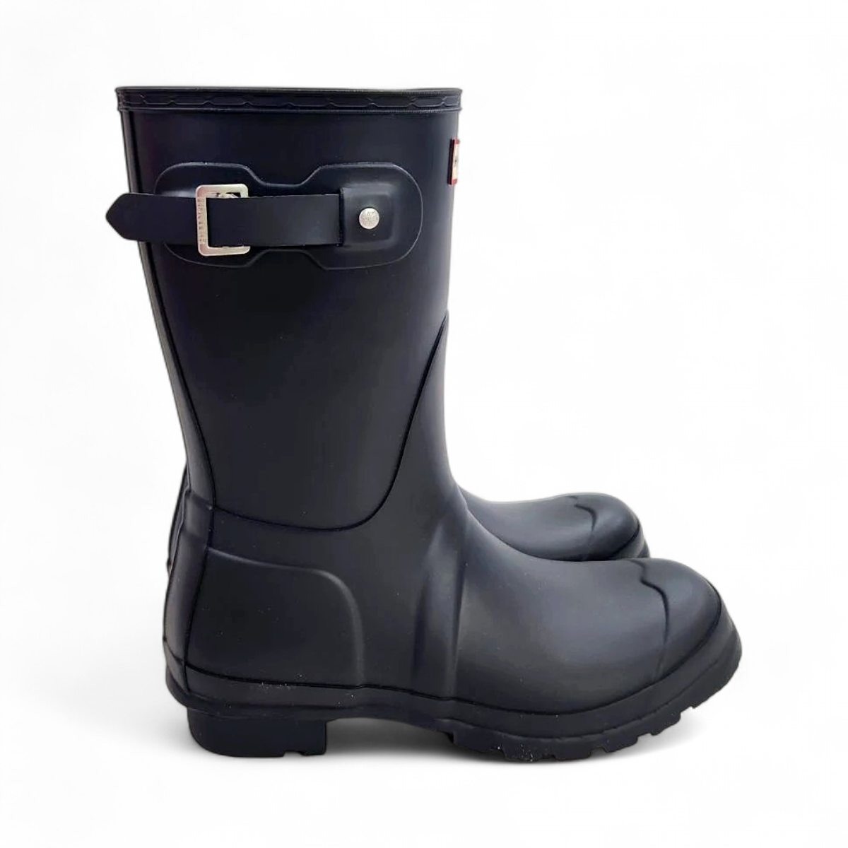 Hunter Original Women's Casual Short Rain Boots (Size 8) Navy