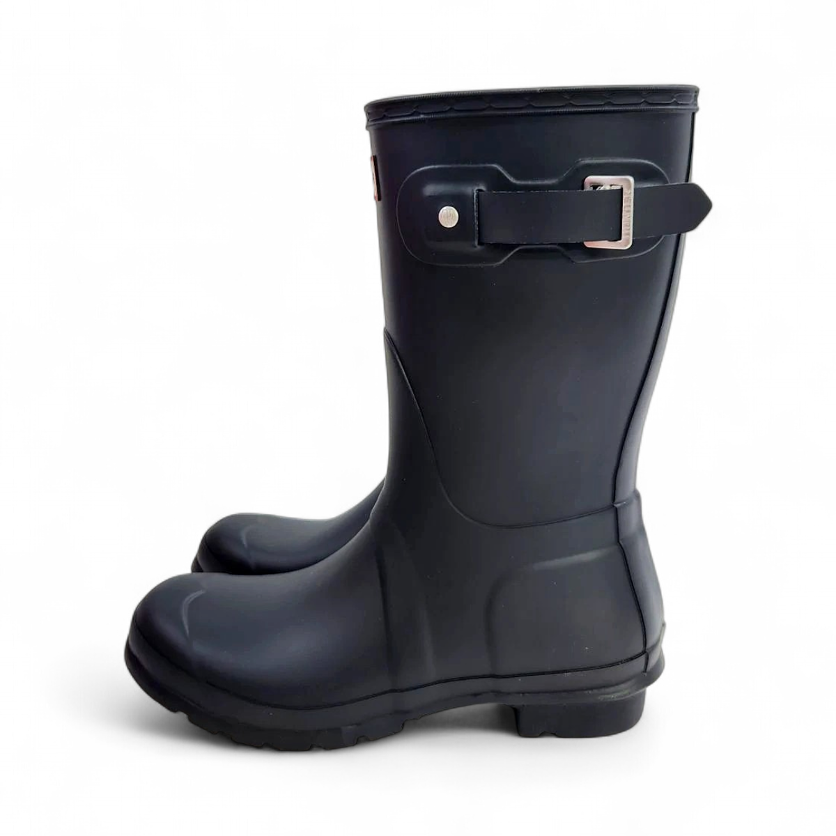 Hunter Original Women's Casual Short Rain Boots (Size 8) Navy