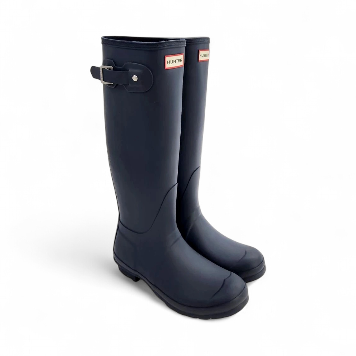 Hunter Women's Original Tall Rain Boots (Size 8) Hunter Navy