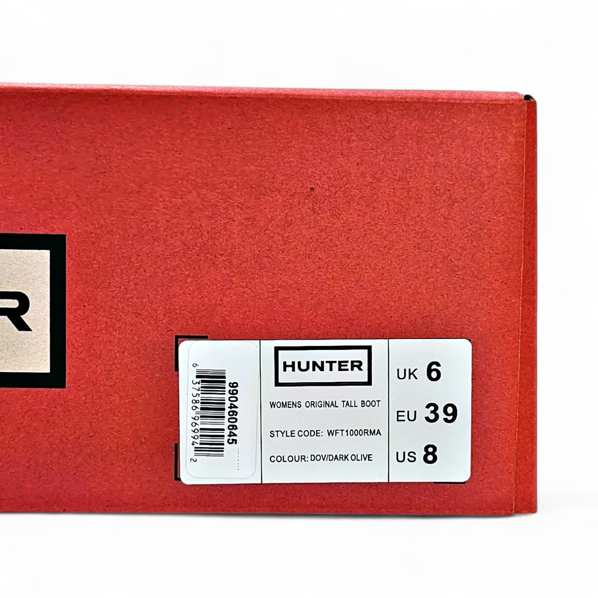 【39様】 Hunter Women's Original Tall Rain Boots (Size 8) Dark Olive