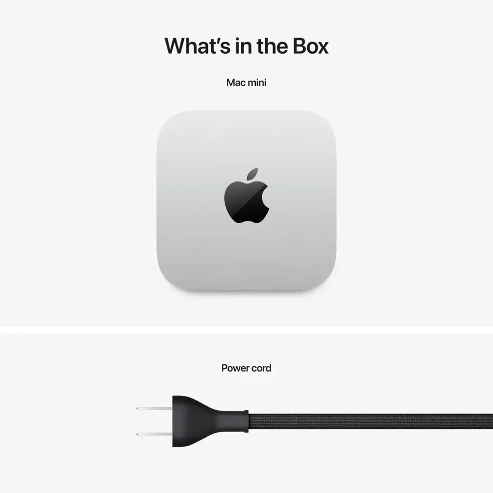 Apple Mac mini Desktop M4 Pro chip 24GB RAM 512GB SSD Silver