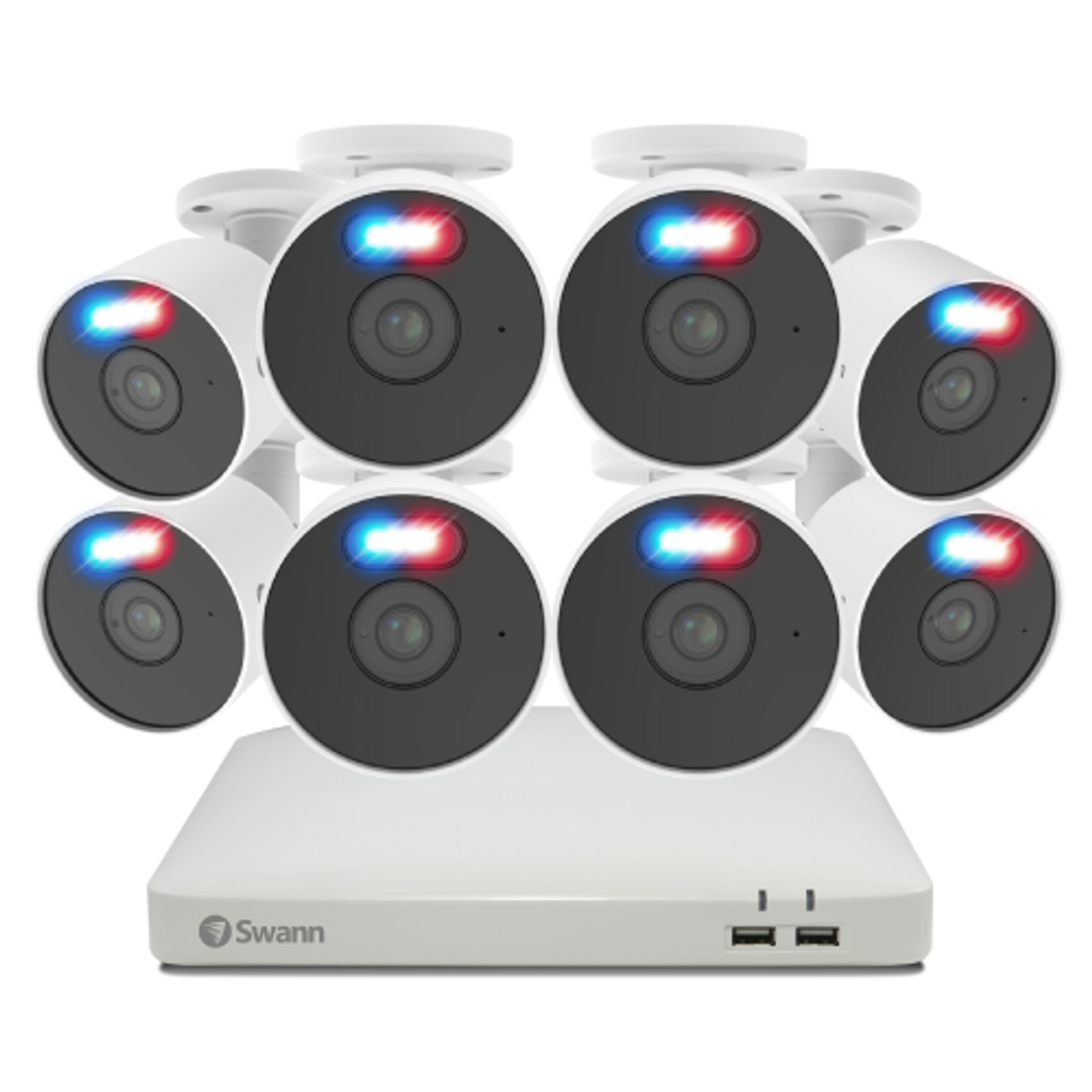 Swann 8 Camera 8 Channel 1080p FHD 1TB DVR Security System SWDVK