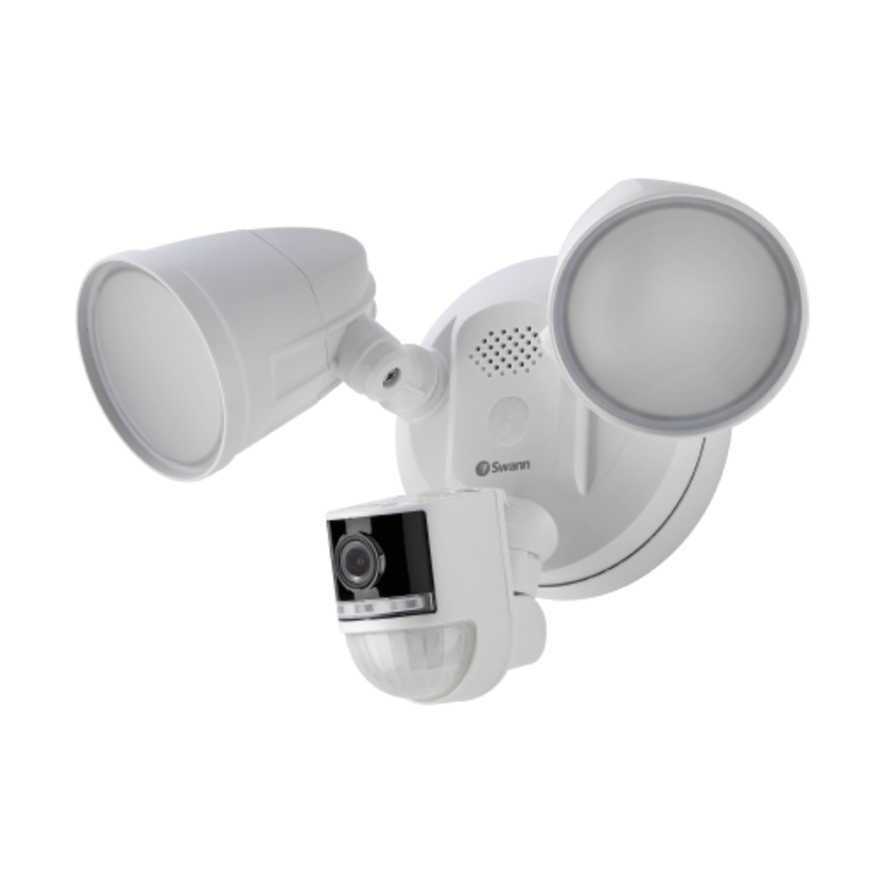 Swann 4K Floodlight Security Camera w 2-Way Talk + Siren White