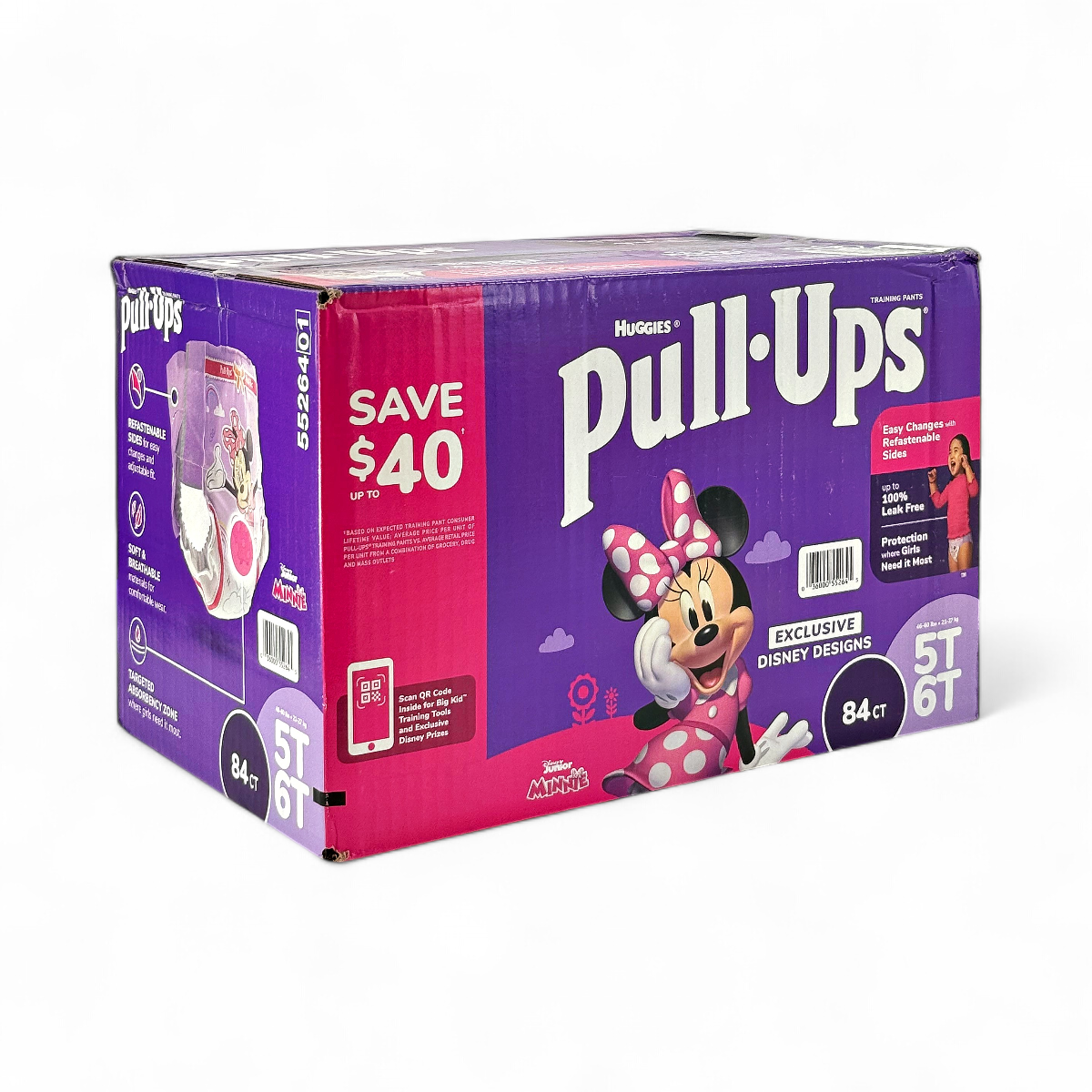 Huggies Pull-Ups - Minnie Mouse Training Pants for Girls (Size 5T