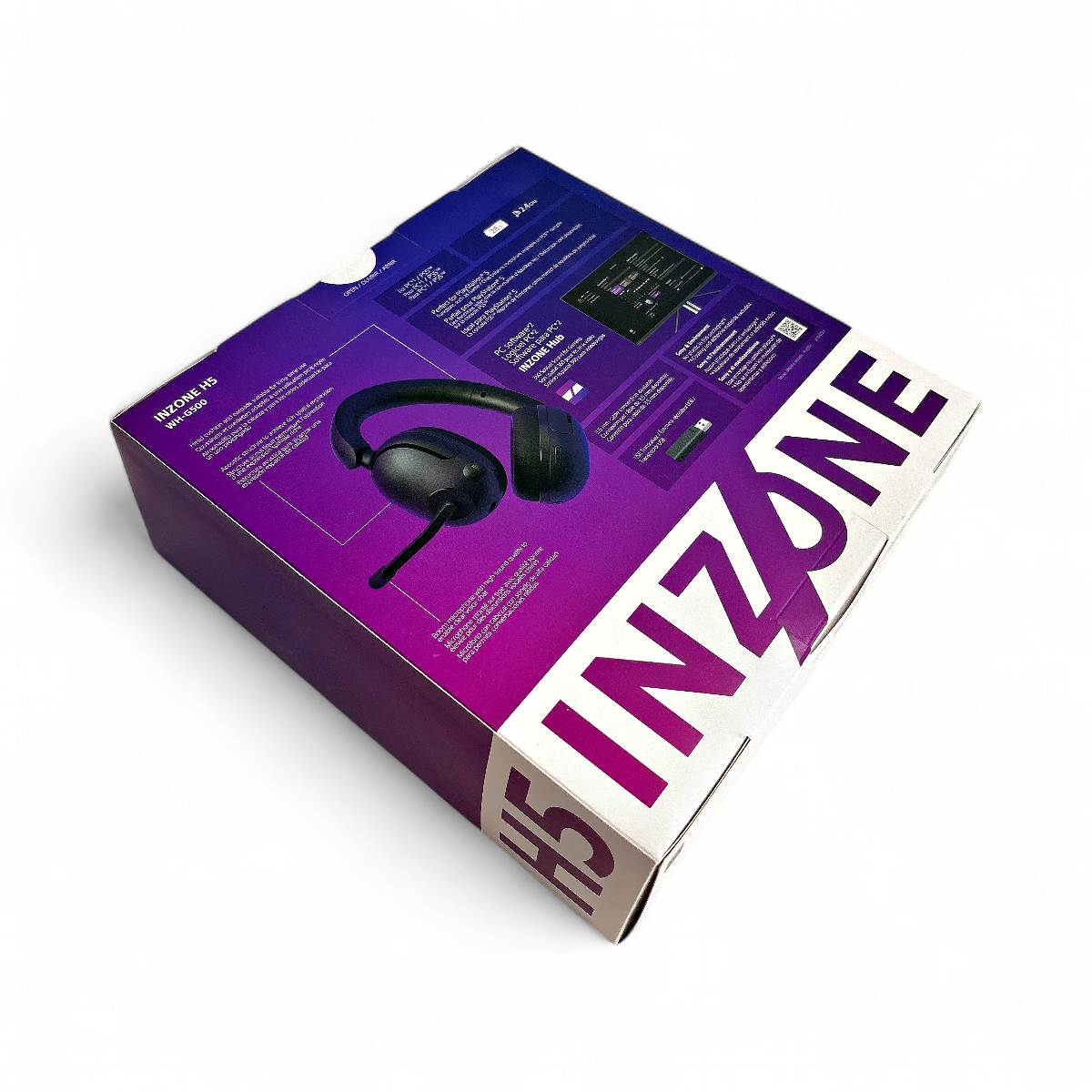 Sony InZone H5 Wireless Bluetooth Gaming Headphones Black WH-G500