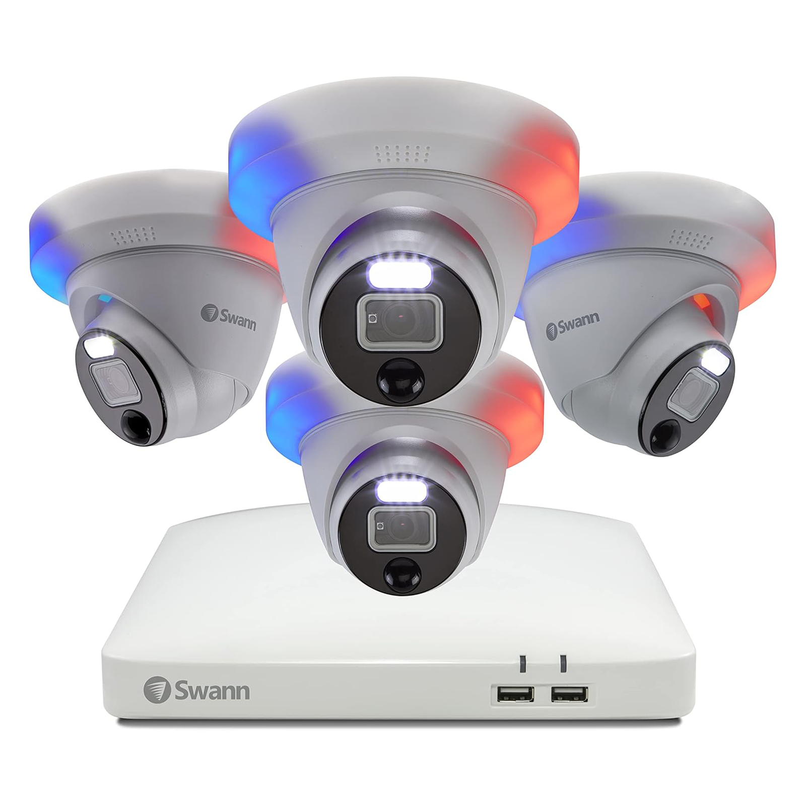 新品　Swann Enforcer Security System 4台カメラ Swann Enforcer 4 Camera 8 Channel 4K UHD 2TB DVR Security System