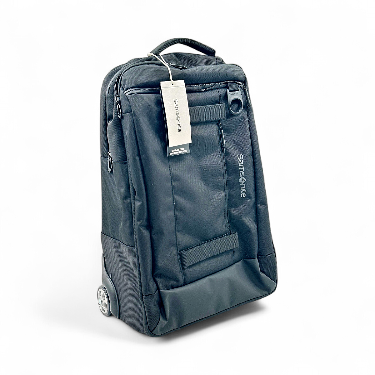 Samsonite Convertible Wheeled Travel Backpack Duffel Bag Black