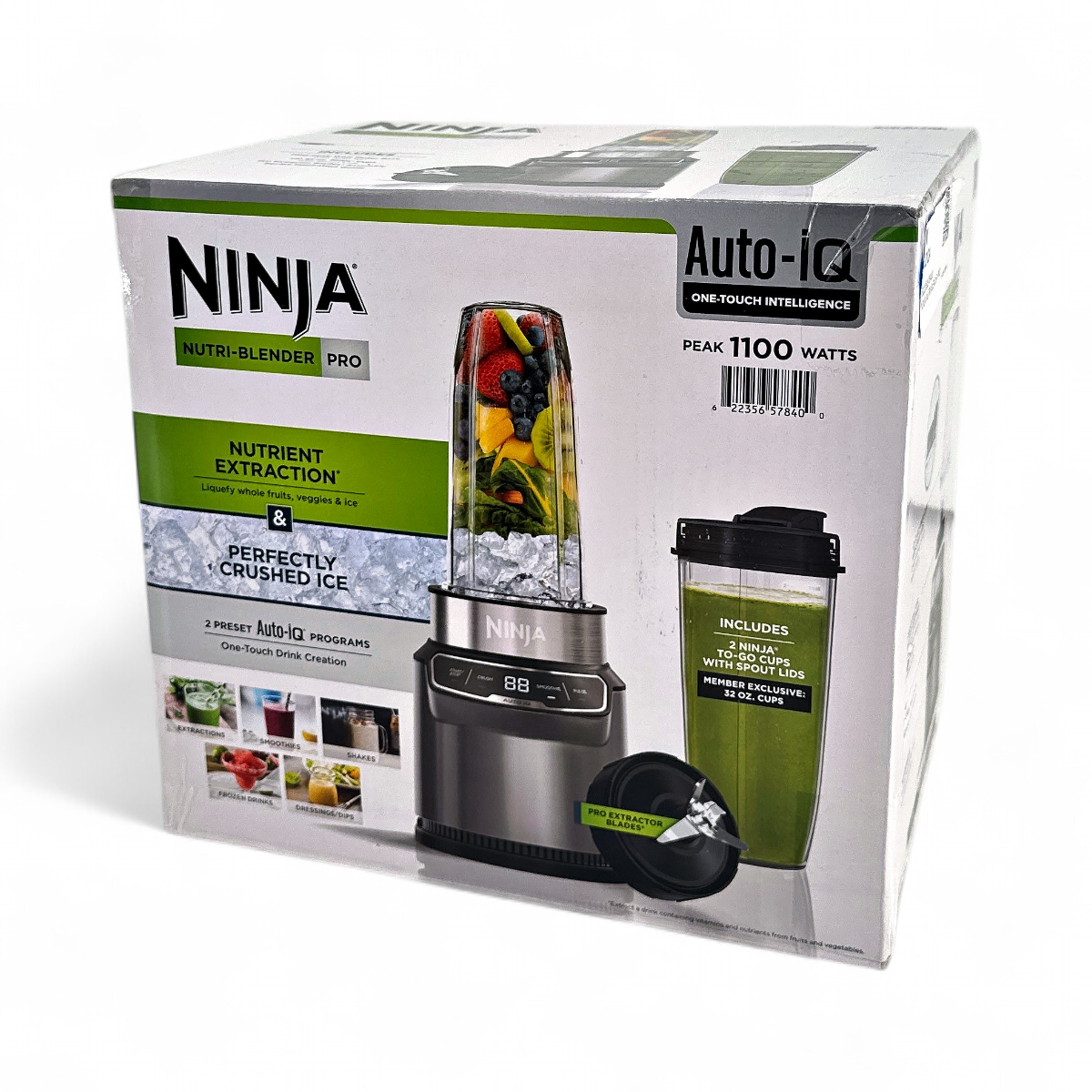 Ninja Nutri-Blender Pro with Auto-iQ 32oz Personal Blender CL401A
